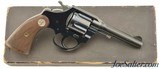 Colt Police Positive .38 Revolver with Box 1928