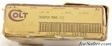 Colt Trooper Mk. III Revolver in .22 with Box Scarce E-Nickel Finish - 13 of 14