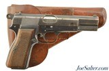WW2 German Model 1935 High Power Pistol by FN with Holster - 1 of 15