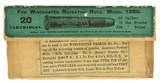 Full Box Winchester 40-70 Black Powder Ammunition Model 1886 Rifle - 1 of 7