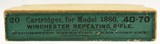 Full Box Winchester 40-70 Black Powder Ammunition Model 1886 Rifle - 2 of 7