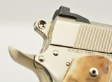 Custom Stainless Republic Forge Texas 1911 Mammoth Ivory Bar - 4 of 15