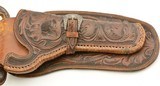 Vintage Western Fast Draw Style SSA Leather Holsters Rig Sterling Silver - 2 of 8