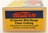 Western Bullseye 38 Special Ammo Mid-Range WC 148 Gr 50 Rds. - 7 of 7