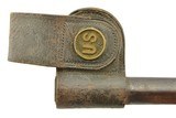 Original US M1873 Trapdoor Socket Bayonet w/ Scabbard - 7 of 9
