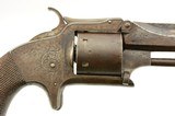 British Meyers Copy of S&W No. 2 Revolver Engraved - 3 of 15