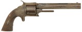British Meyers Copy of S&W No. 2 Revolver Engraved - 1 of 15