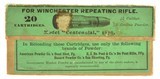 Very Rare Full 1876 Winchester Centennial Ammo 1883 "Error" Label Box 45-75 - 1 of 8