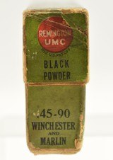 Full Box Remington UMC Black Powder Box 45-90 Ammo 20 Rds - 2 of 7