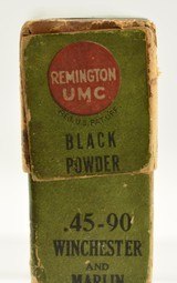 Full Box Remington UMC Black Powder Box 45-90 Ammo 20 Rds - 3 of 7