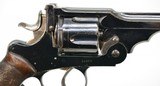 Rare Broad Arrow Marked Webley WG Target Model 1892 Revolver - 2 of 15