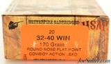 HSM Cowboy Action Cartridges 32-40 Win 170 Gr Round Nose FP Ammo 20 Rds - 2 of 3