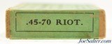Very Rare Peters Riot 45-70 Cartridges Loaded With Shot 5 Round Box - 3 of 7
