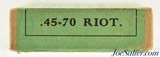 Very Rare Peters Riot 45-70 Cartridges Loaded With Shot 5 Round Box - 2 of 7