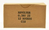 Hard to Find 380 Revolver MK-2 Ammo CIS Singapore 1973 - 1 of 3