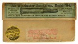 Circa 1900 Winchester 30-30 Ammo Box .30 Win Smokeless Model 94 - 1 of 7