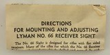 Excellent Lyman Micrometer Receiver Sight 66 R12 Win 61 Rem 12, 121 - 2 of 5