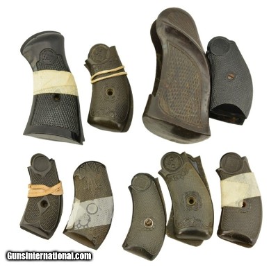 Lot of Used Iver Johnson H&R Pistols Grip 9 Sets