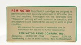 Late 1960's Remington Pistol Match 22 LR Ammo Unlisted End Flap - 3 of 7