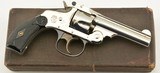 Boxed S&W 32 S&W Double-Action 4th Model Nickel 3 Inch C&R Excellent - 1 of 15
