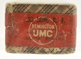 Scarce Sealed! Full Box Remington UMC 38 Long Rim Fire Ammunition - 5 of 6