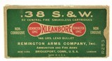 Early 1930's Remington UMC "Dog Bone" Kleanbore Box 38 S&W Ammo - 1 of 7