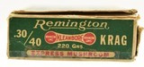 Scarce Rem-UMC Double Train Express 'Dogbone' 30-40 Krag Mushroom Ammo - 7 of 7