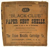 Rare UMC Black-Club 12ga Paper Shot Shells (99) 1890's - 1 of 5