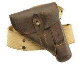 WWII German Mauser JHc JHG Holster 1942 Bring Back - 1 of 7