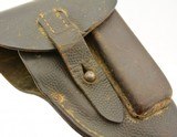 Scarce WWI Bruno Thomass Dresden Germany 1917 Leather Auto Holster - 4 of 5