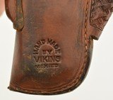 Vintage Hand Made Viking P08 Luger Leather Holster - 4 of 6