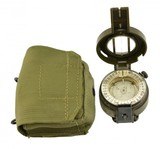 Vintage Israeli IDF Military Compass with Service Pouch - 1 of 6
