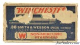 Winchester "1932" Box 38 Smith & Wesson Special Ammo 158 Gr Full Box - 6 of 8