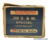 Winchester "1932" Box 38 Smith & Wesson Special Ammo 158 Gr Full Box - 3 of 8