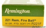 Remington 221 Rem. Fire Ball Ammo 50 GR PTD Soft-Point 20 Rounds - 2 of 3