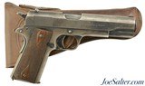 WW1 US Model Colt 1911 Pistol w/ Holster and Story Identified - 1 of 15