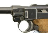 WW2 German P.08 Luger Pistol by Mauser BYF with Holster - 8 of 15