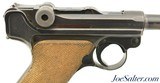 WW2 German P.08 Luger Pistol by Mauser BYF with Holster - 3 of 15