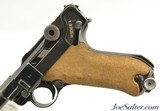WW2 German P.08 Luger Pistol by Mauser BYF with Holster - 6 of 15