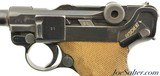 WW2 German P.08 Luger Pistol by Mauser BYF with Holster - 7 of 15