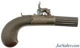 Lovely British Iron Frame Turn-Off Pistol by Bolton of London