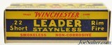 Brick Fresh 1938 Winchester Leader Target 22 Short Ammo Full Box K2383R - 2 of 7