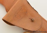 Identified Marine USGI M1912 Leather 1911 Holster Graton & Knight Co. - 2 of 7