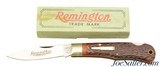Remington Bullet Knife Lockback R1303 MFG 1984 Derlin Scales LNIB - 1 of 11