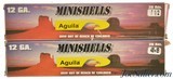 Aguila Minishell 12 Gauge 1.75" 5-8 oz 4B+1B/7 1/2 Shot 39 Rounds