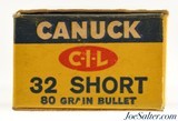 Full Box Canuck 32 Short Rim Fire Ammunition 50 Rounds - 2 of 4