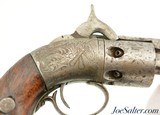 Early Model Springfield Arms Company Pocket Model Revolver 28 Cal Percussion - 3 of 14