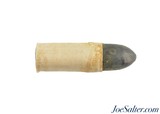 Excellent Starr Linen Cartridge St. Louis Arsenal Civil War Ammo - 1 of 3