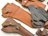 Lot of Assorted Leather Holsters 9 Pieces - 5 of 5