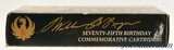 Rare Ruger Seventh-Fifth Birthday Bill Ruger Commemorative Ammo 30-06 - 3 of 5
